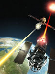 La guerre des satellites - Vue d'artiste