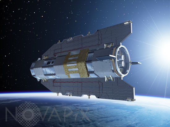 Satellite GOCE - Vue d'artiste