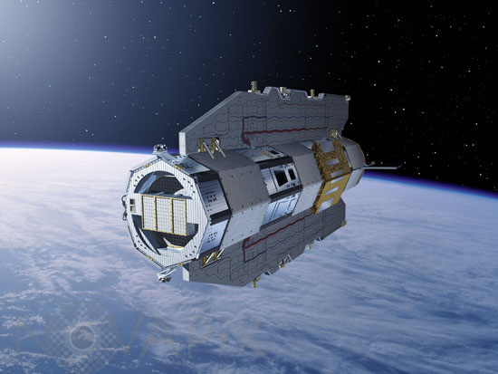 Satellite GOCE -Vue d'artiste