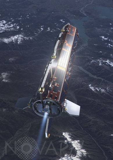 Satellite GOCE - Vue d'artiste