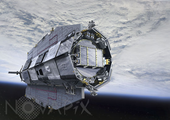 Satellite GOCE - Vue d'artiste