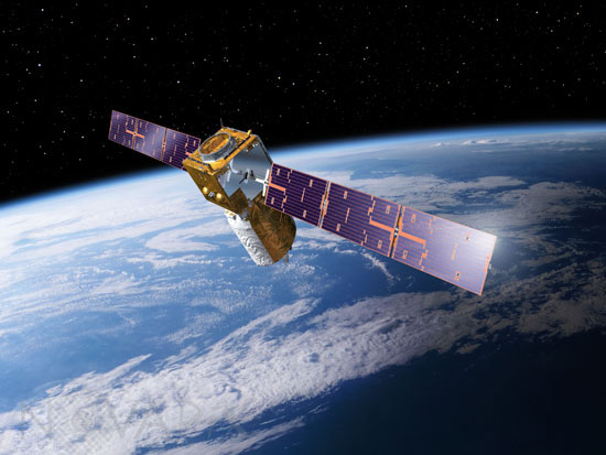Satellite Eole ADM-Aeolus - Vue d'artiste