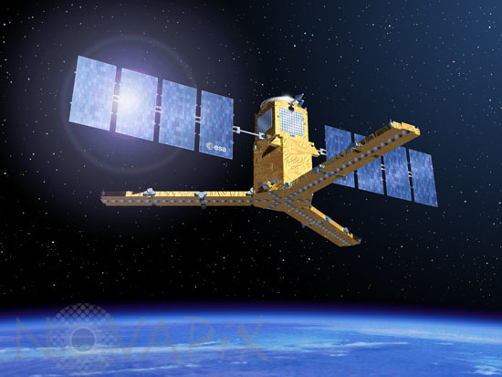 Satellite SMOS- Vue d'artiste