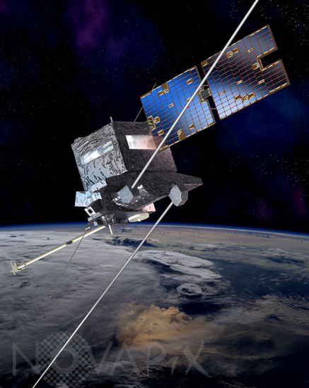 Microsatellite TARANIS - Vue d'artiste