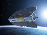 Satellite GOCE - Vue d'artiste