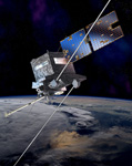 Microsatellite TARANIS - Vue d'artiste