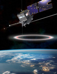 Microsatellite TARANIS et Elfe- Vue d'artiste