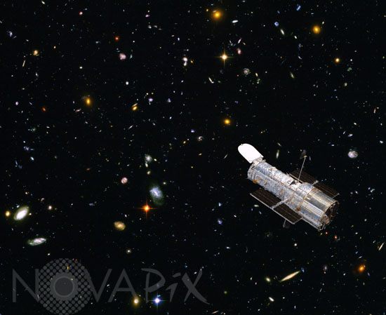 Télescope spatial Hubble - Vue d'artiste