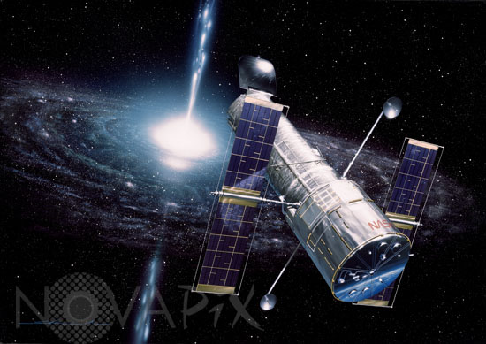 Hubble space telescope - Artist view