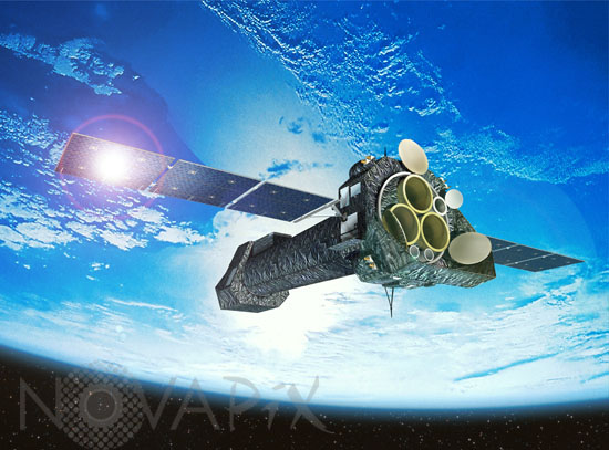 XMM-Newton space telescope. Artwork