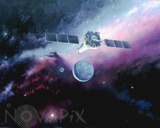 Télescope spatial Chandra -Vue d'artiste