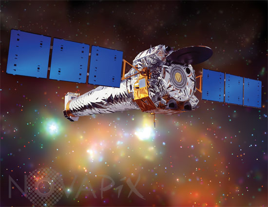The Chandra telescope - Artist view