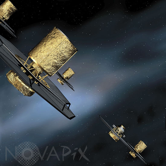 Télescope spatial DARWIN -Vue d'artiste