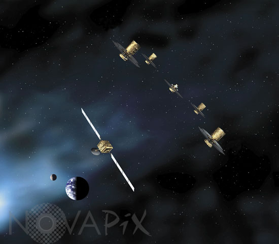 Télescope spatial DARWIN -Vue d'artiste
