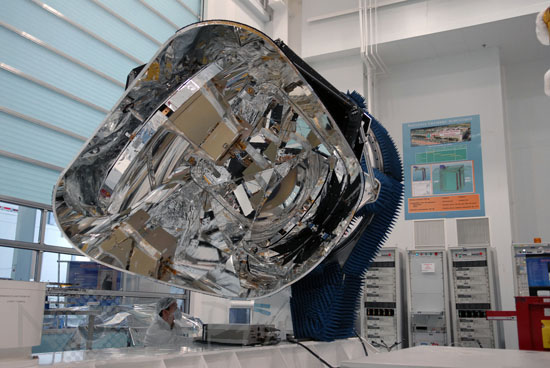 Satellite Planck en intégration