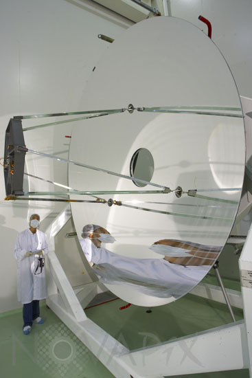 Miroir du satellite Herschel