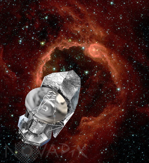 Satellite Herschel- Illustration