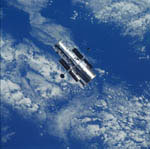 Télescope spatial Hubble: fin de la 4e mission d'entretien. 03/2002
