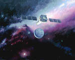 Télescope spatial Chandra -Vue d'artiste