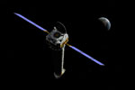 Télescope spatial Chandra - Vue d'artiste