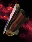 Télescope spatial Spitzer -Vue d'artiste