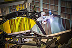 Miroirs du Télescope spatial James Webb (JWST)