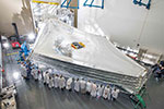 Télescope spatial James Webb (JWST) - le bouclier thermique