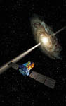 Satellite INTEGRAL-Vue d'artiste