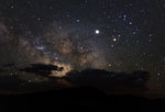 Voie lactée et Jupiter
