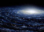 Notre galaxie, la Voie lactée -Vue d'artiste