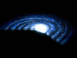 Les 4 bras spiraux de notre galaxie -Vue d'artiste