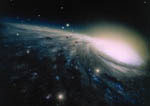 Our galaxy, the Milky Way. Artwork