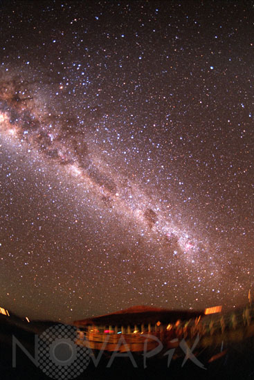 Milky way seen from Bolivia