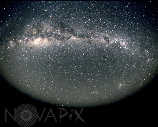 Milky way in southern hemisphere