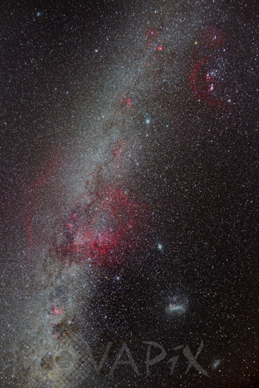 La Voie lactée, d'Orion à  la Croix du Sud