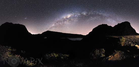 Voie lactée sur le Cirque de Mafate - La Réunion