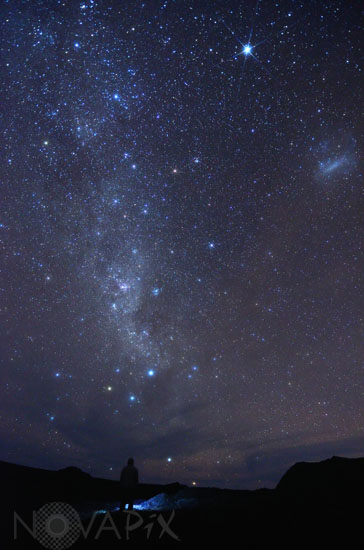 Voie lactée et Canopus - La Réunion