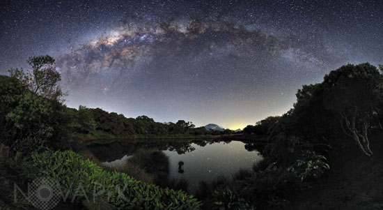 Milky Way above Piton de l'Eau - Reunion