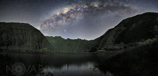 Milky Way above Grand Etang - Reunion