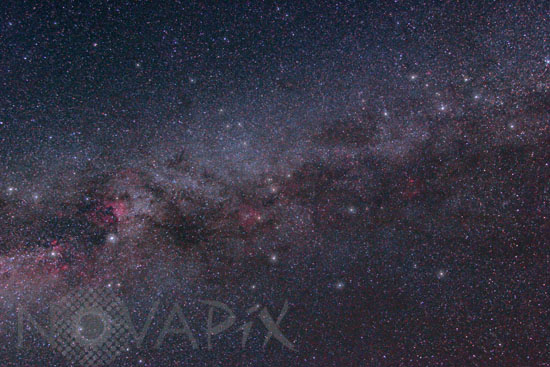 Voie lactée et constellations d'été