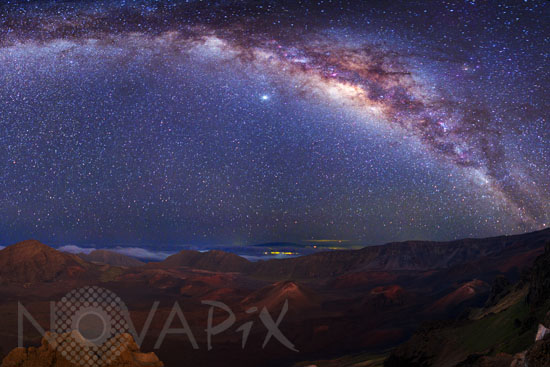 Milky Way arching across the sky