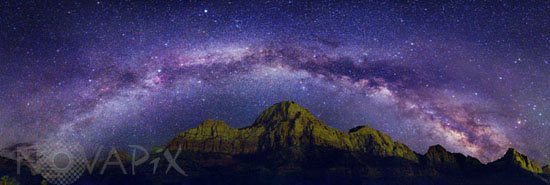 Milky way above Zion