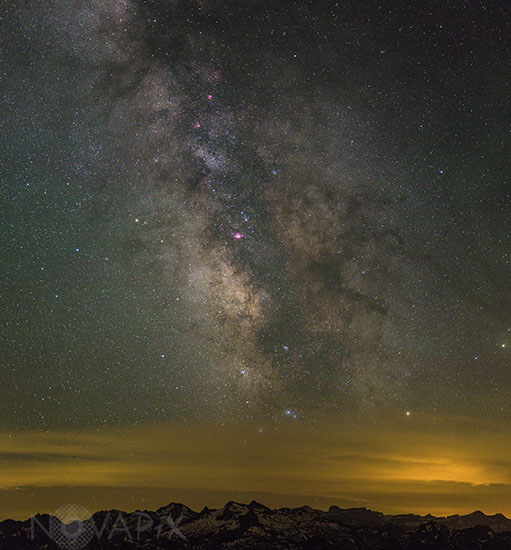 Milky Way from Pic du Midi observatory