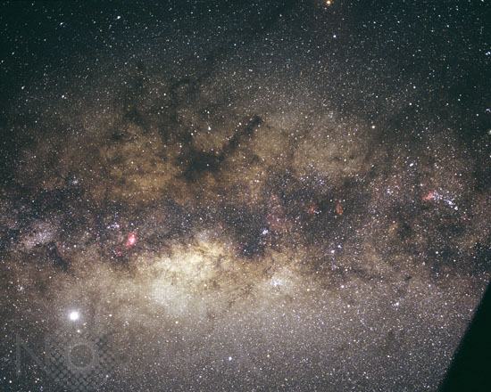 The Milky Way, looking towards the Galactic Centre