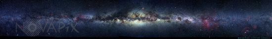 Panorama de la Voie lactée