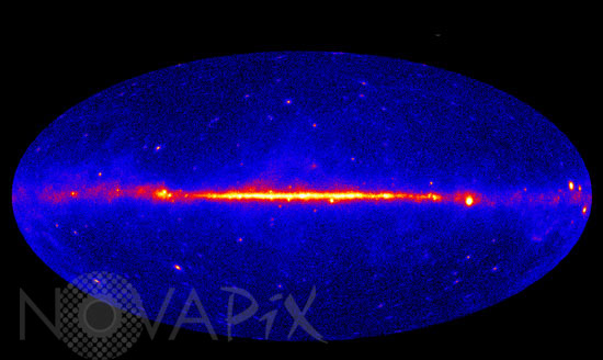 Le ciel vu en rayons Gamma