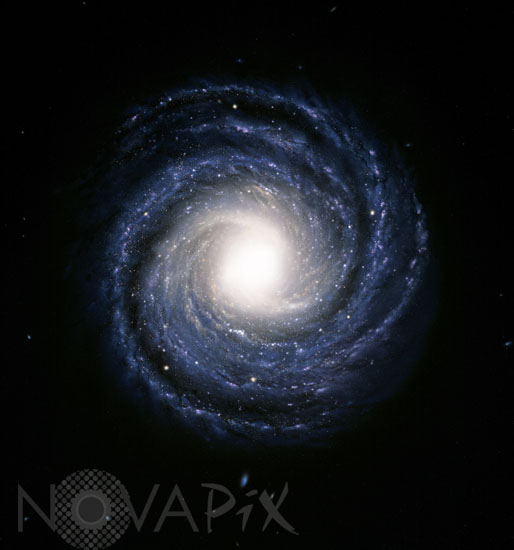 Our galaxy, the Milky Way. Artwork.