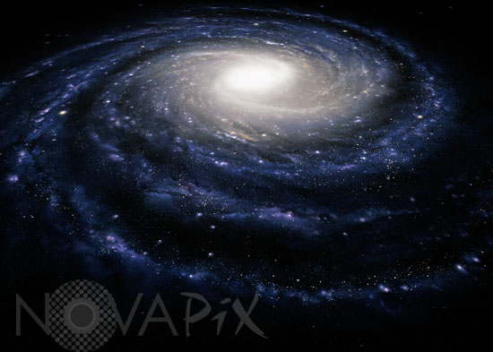 Our galaxy, the Milky Way. Artwork.