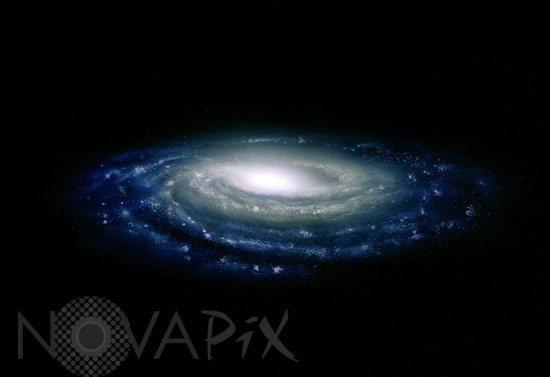 Our galaxy, the Milky Way. Artwork.