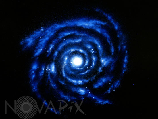 Our galaxy, the Milky Way. Artwork.